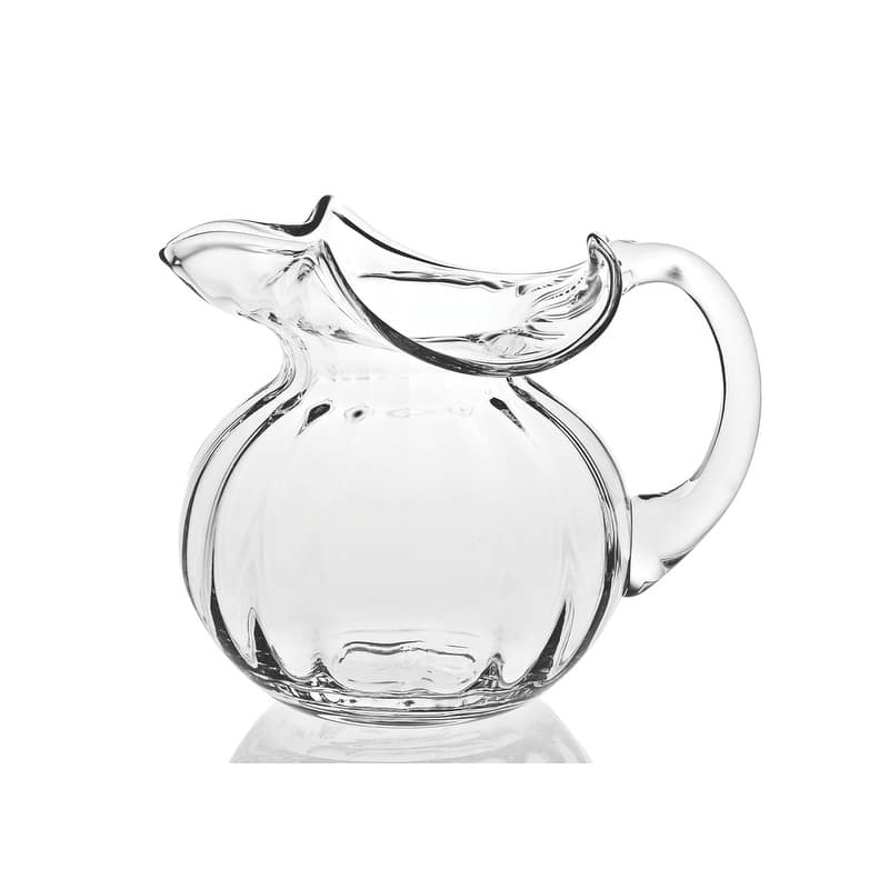Hemmingway Floppy Optic European Mouth Blown Pitcher 42 oz. H7.5" - Clear - 1 Piece