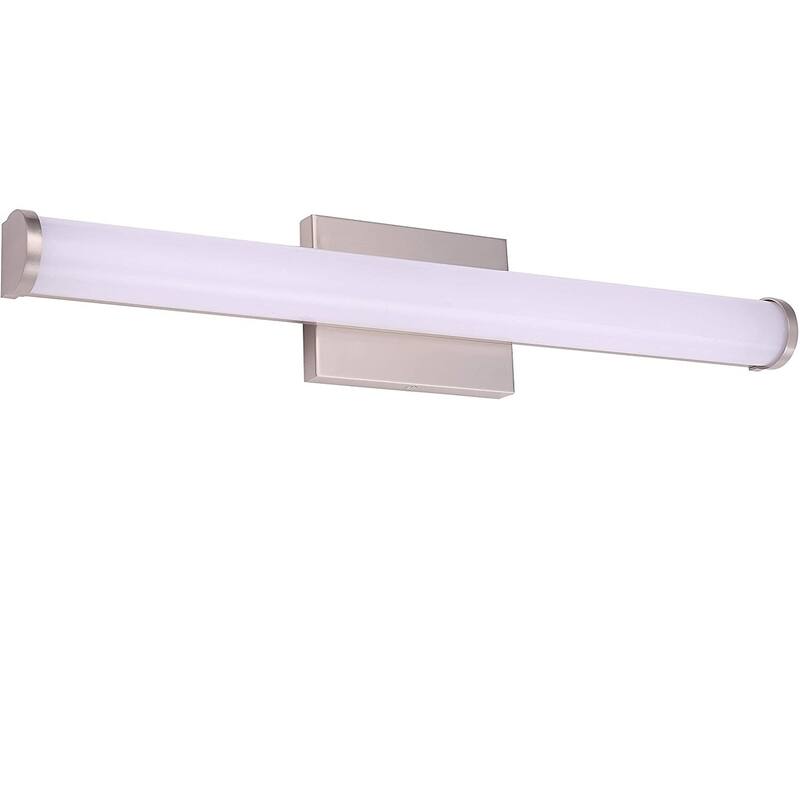 Sunlite 18 in. Brushed Nickel LED with Adjustable CCT 3000K 4000K 5000K Dimmable 1400 Lumen Linear Bar Vanity Light - 36 in. - Brushed Nickel