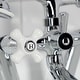 preview thumbnail 15 of 34, Kingston Brass Tub Wall Mount Clawfoot Tub Faucet with Hand Shower