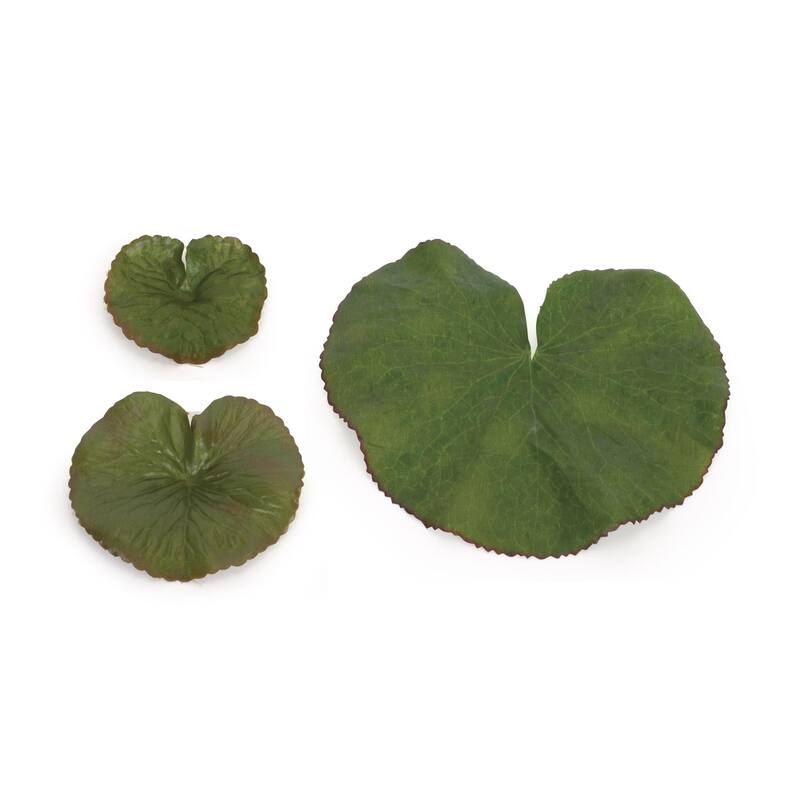 Curved Edge Artificial Leaves - 9"- Club Pack of 12
