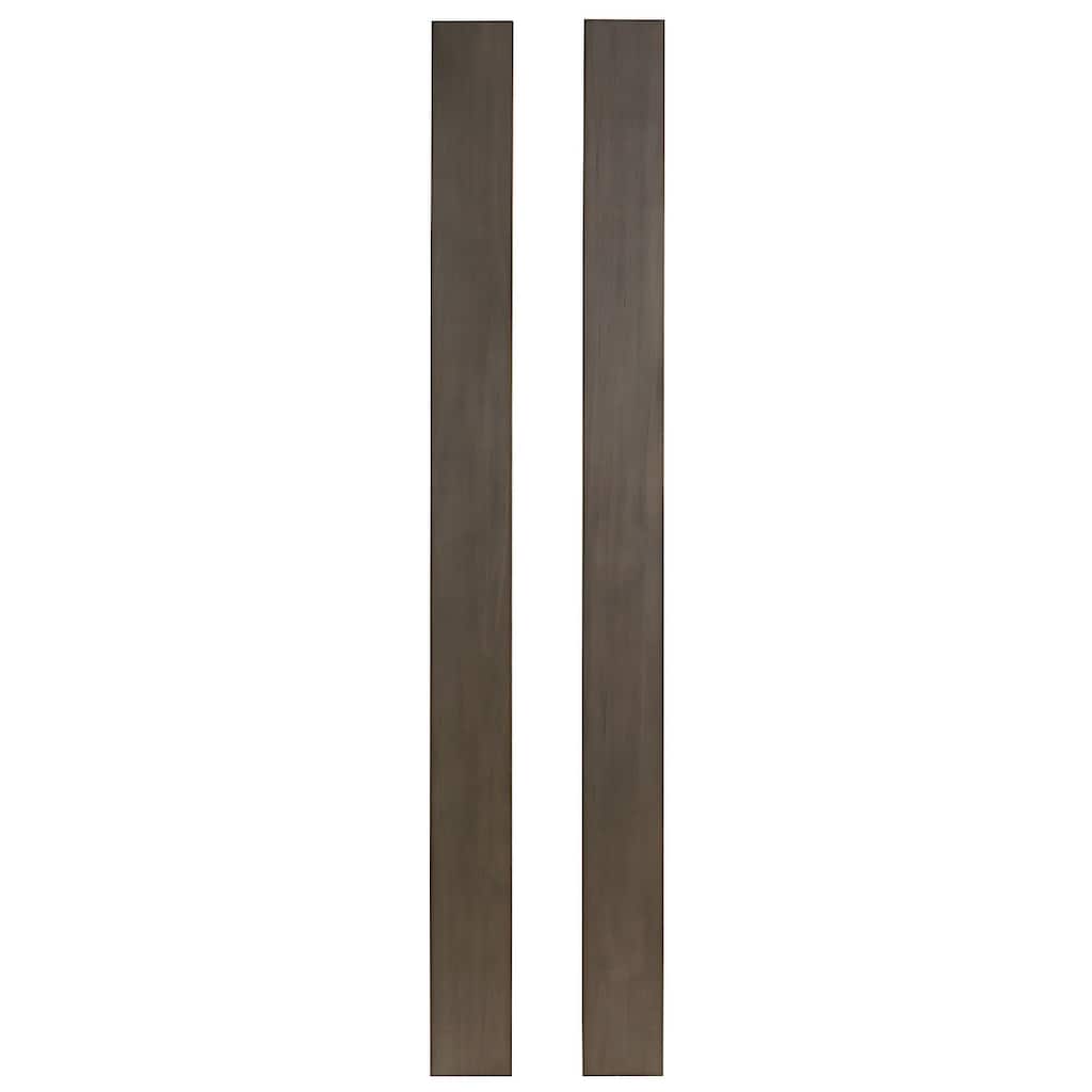 Taylor 76" Wide Farmhouse Full Size Bed Rails, Dusk Gray