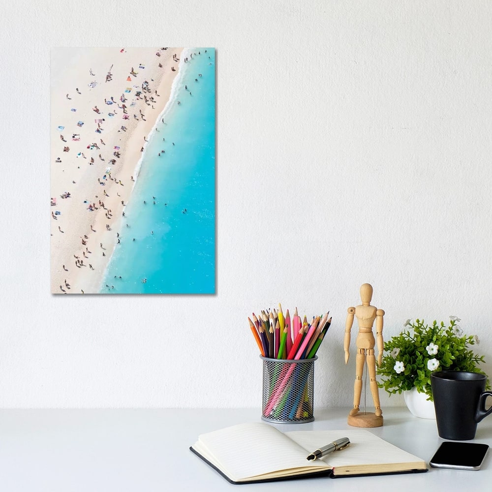 iCanvas "Aerial View Of Myrtos Beach VIII, Cephalonia, Ionian Islands, Greece" by Matteo Colombo Canvas Print