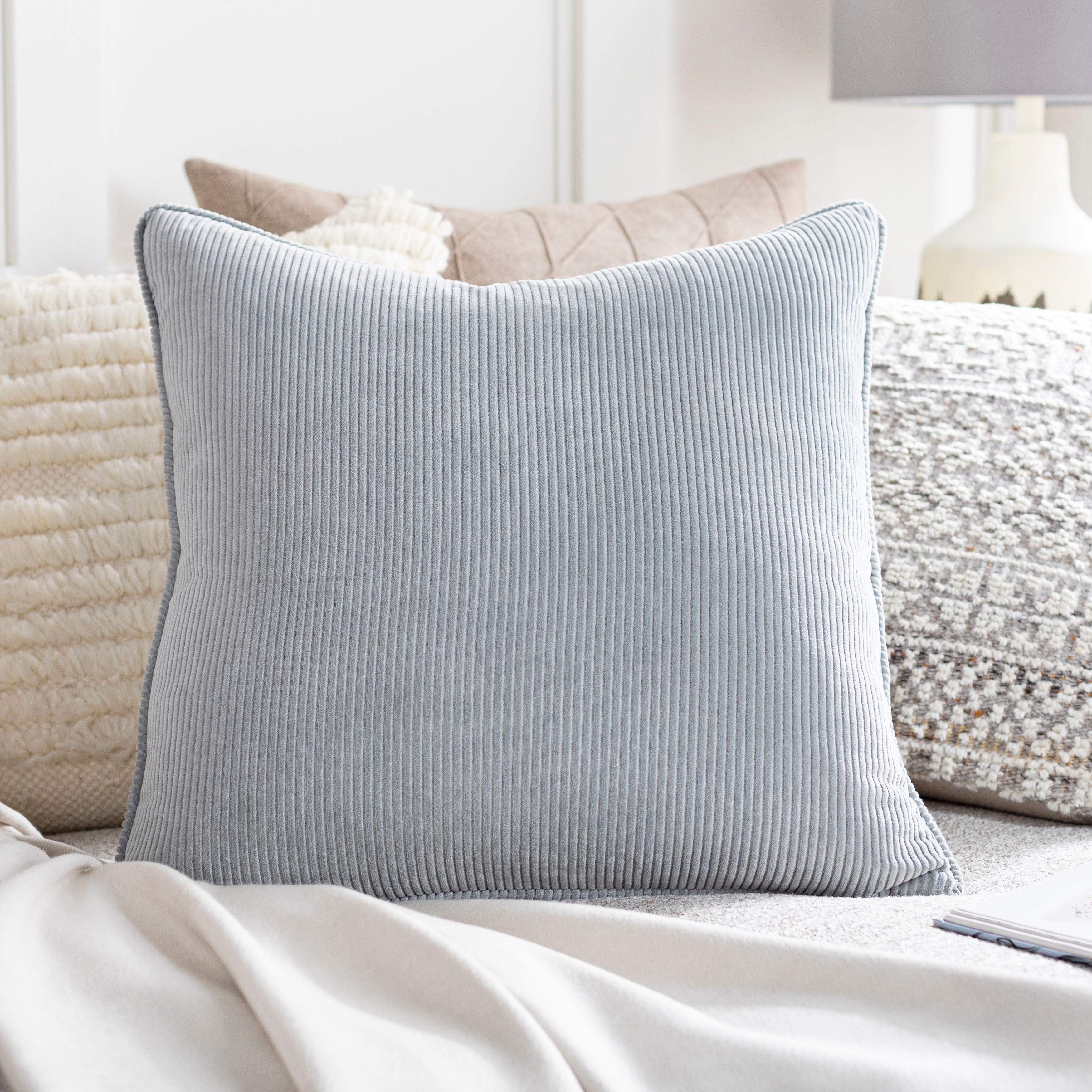 Livabliss Terry Farmhouse Textured Cozy Throw Pillow Bed Bath Beyond 35023753