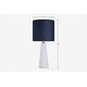 preview thumbnail 69 of 106, 16-in. Glass Lamp w/ Brushed Nickel Accents and Drum Shade