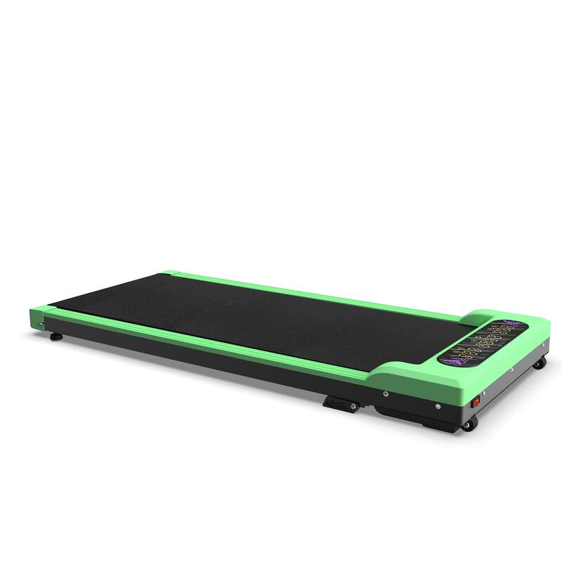 Foldable Treadmill with Handle Bar Incline, 2 in 1 Upgrade Portable Under Desk Walking Pad and Vibration Pad with Remote Control