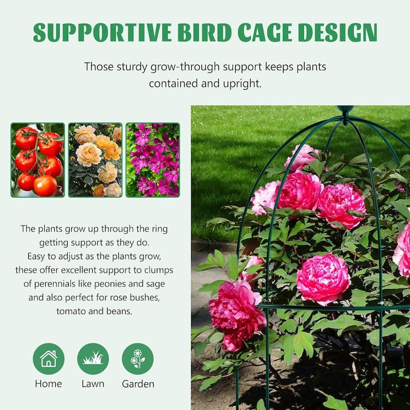 DoCred Garden Trellis for Climbing Plants, Flower Trellises Cages