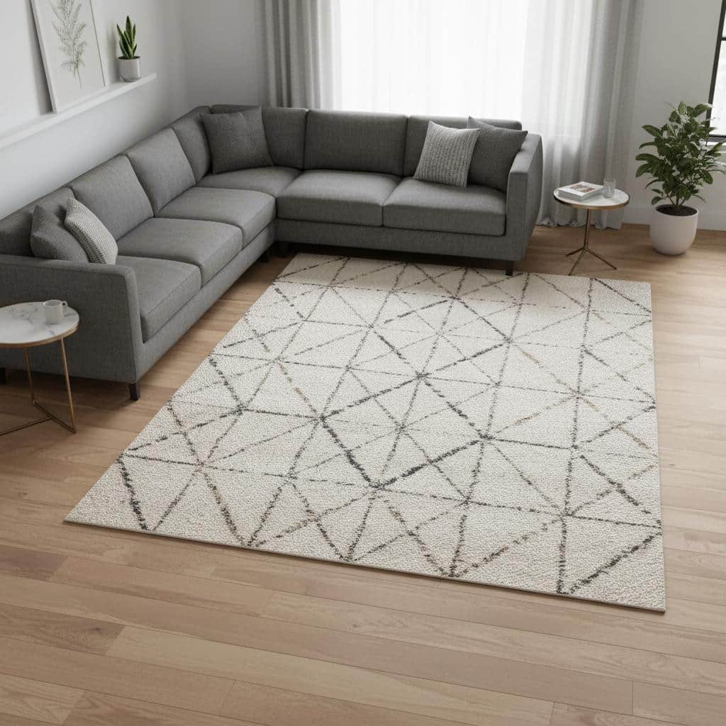 HomeRoots Tribal Modern Rectangle Area Rug