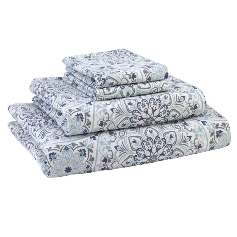 Avanti Linens Cypress Flannel Queen Sheet Set