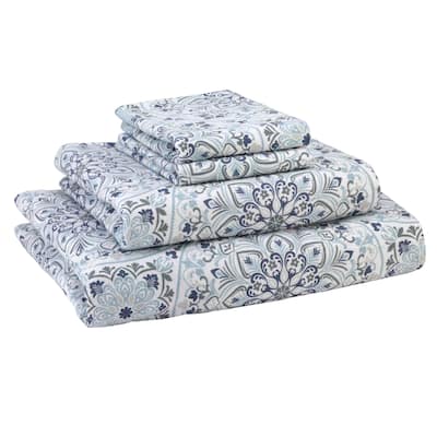 Avanti Linens Cypress Flannel Queen Sheet Set