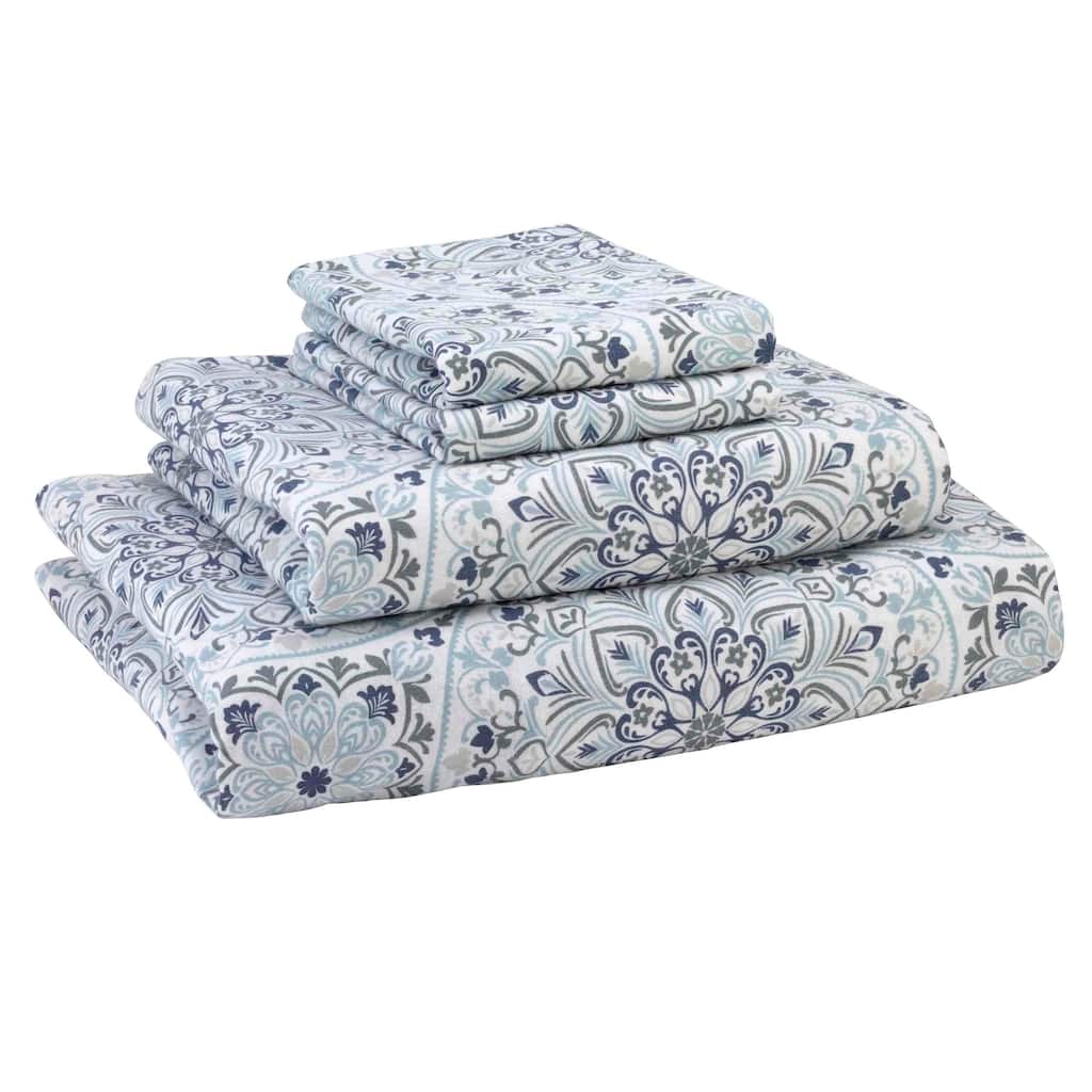 Avanti Linens Cypress Flannel Sheet Set