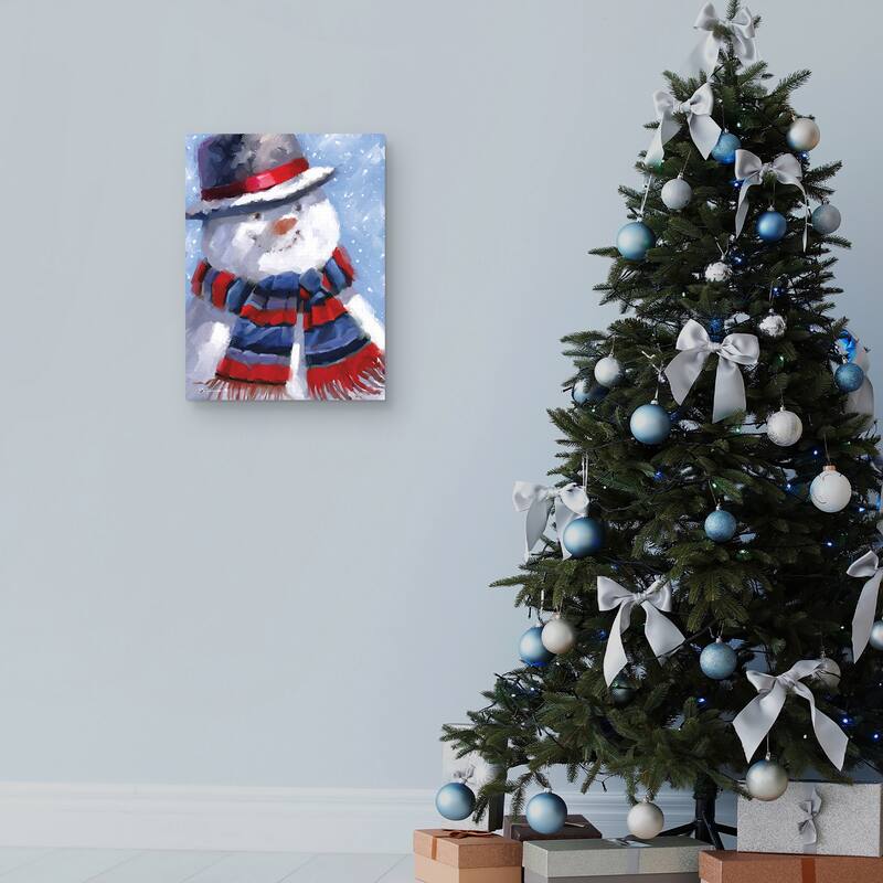 Snowman 13 by The Macneil Studio Canvas Art Print