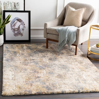 Livabliss Lari Plush Abstract Area Rug