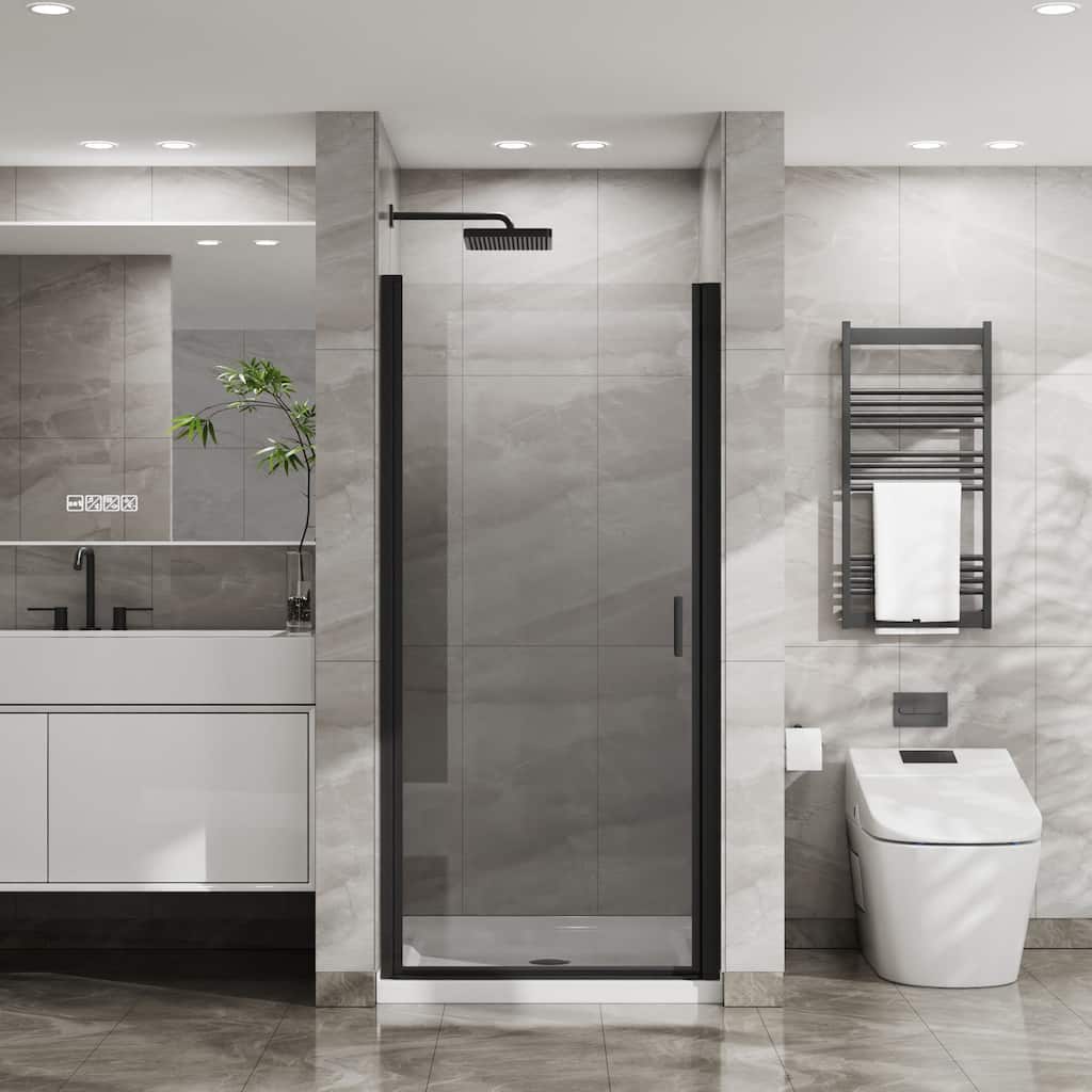 Versatile Pivot Shower Door Combo with Advanced Shower Base for Enhanced Bath Experience