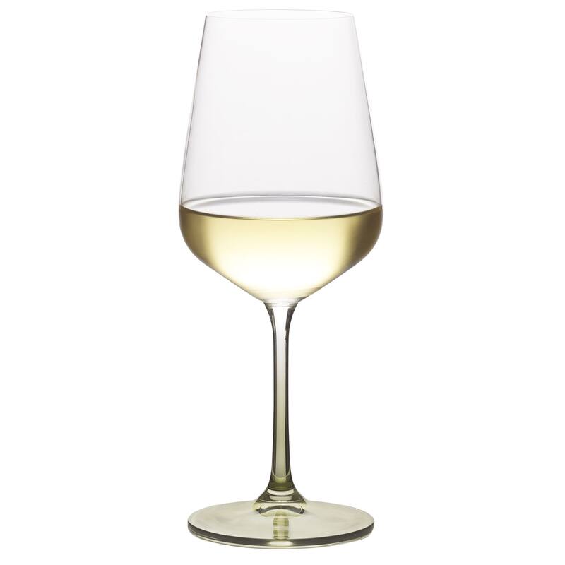 Mikasa Gianna Ombre Sage 15.25OZ White Wine Glass,Set of 4 - Bed Bath