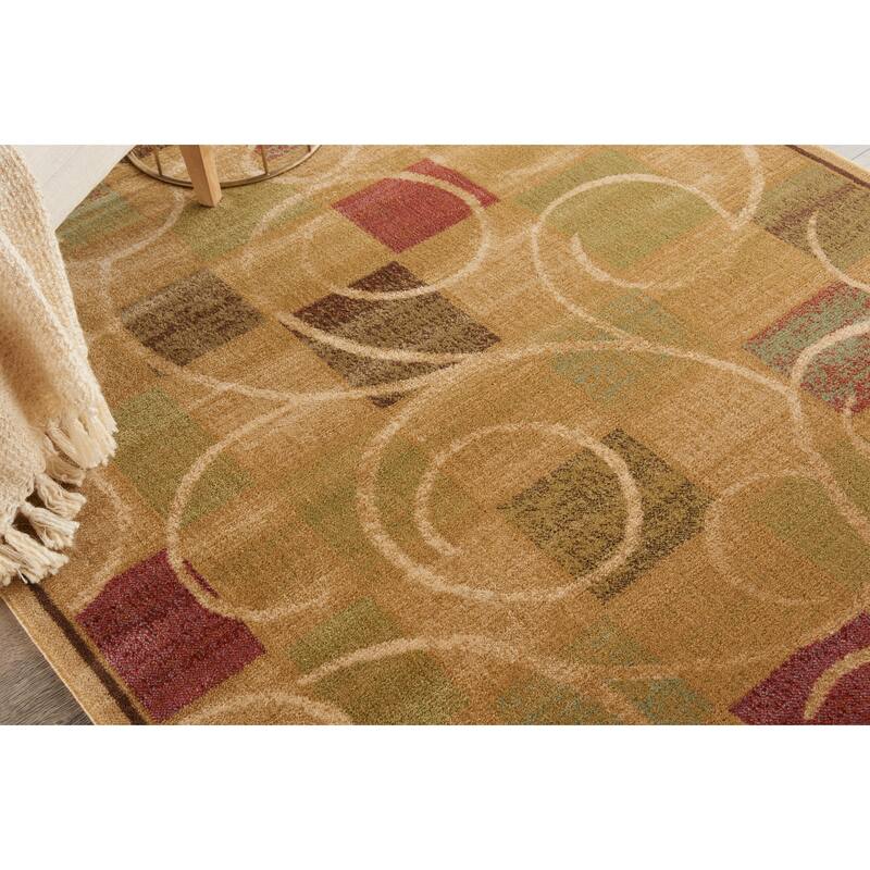 Nourison Expressions Geometric Abstract Cubist Area Rug