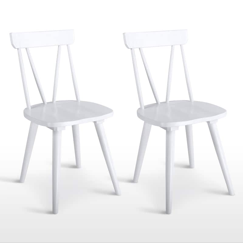 Windsor 17.4" Wide Wooden Dining Chairs