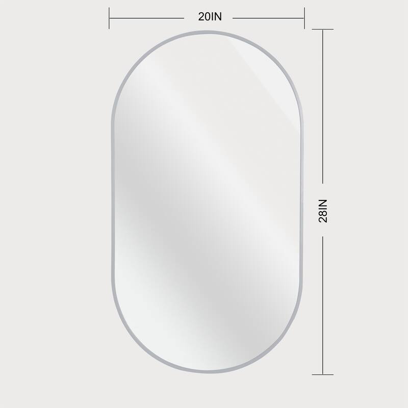 20 x 28 IN Pill Shpaed Mirror