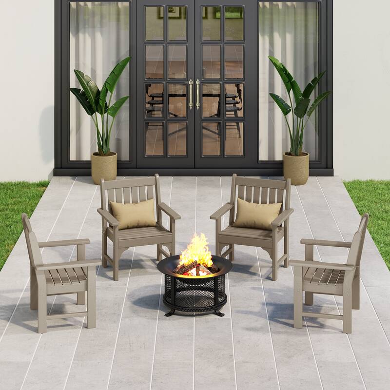 Laguna Poly Garden Arm Chair (Set of 4)