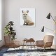 preview thumbnail 6 of 5, Wynwood Studio Canvas Animals Baby Animal Artic Fox White and Cream White Modern & Contemporary Wall Art Canvas Print 36 x 30