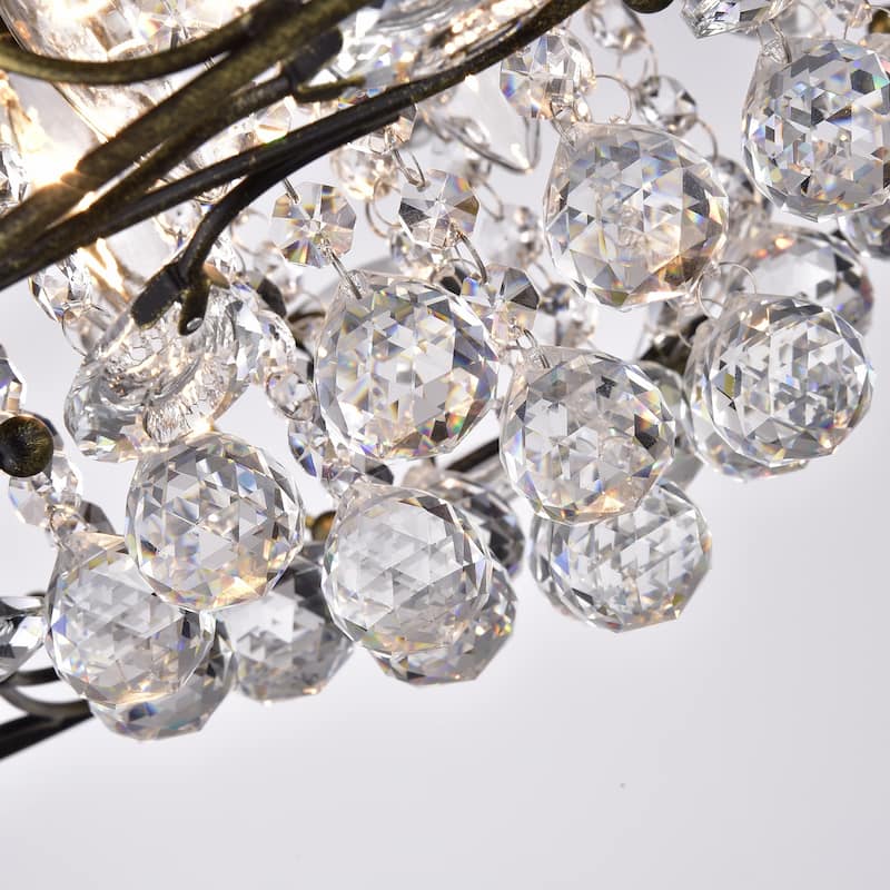 Delara Cluster Drum 4-light Semi Flush Mount