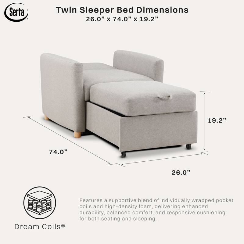 Serta Christine Convertible Chair