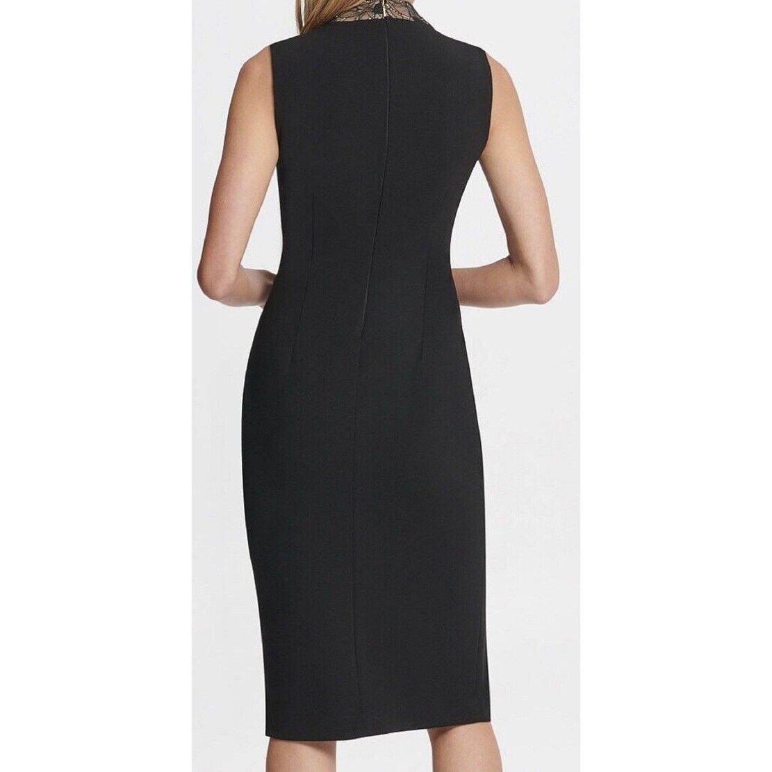 DKNY Women's Lace And Crepe Combo Sheath Dress Black Size 8 - Bed Bath &  Beyond - 40559977