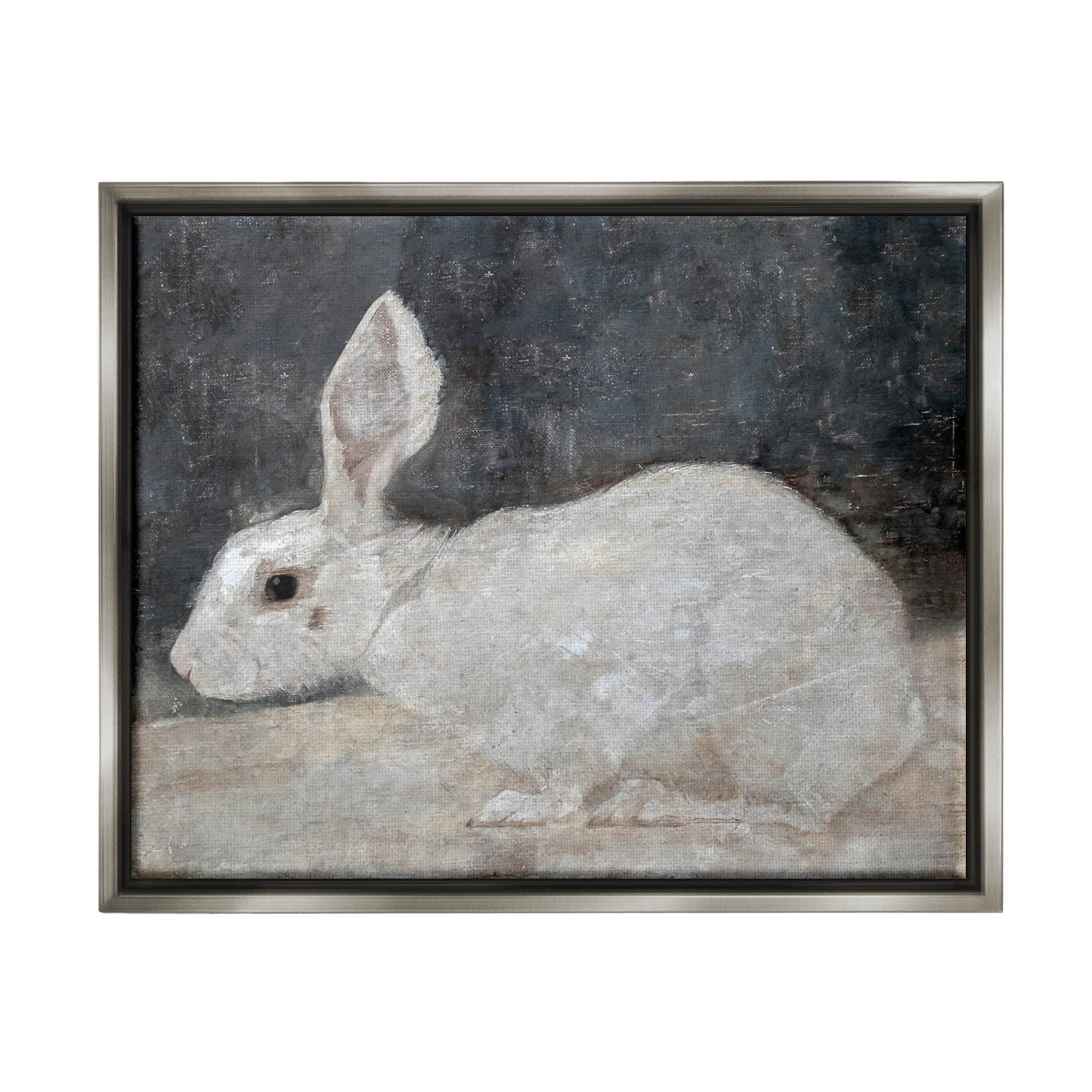 White bunny canvas women's classics top