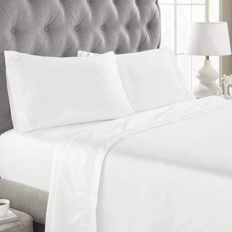 Superior Egyptian Cotton 1200 Thread Count Eco-Friendly Solid Sheet Set