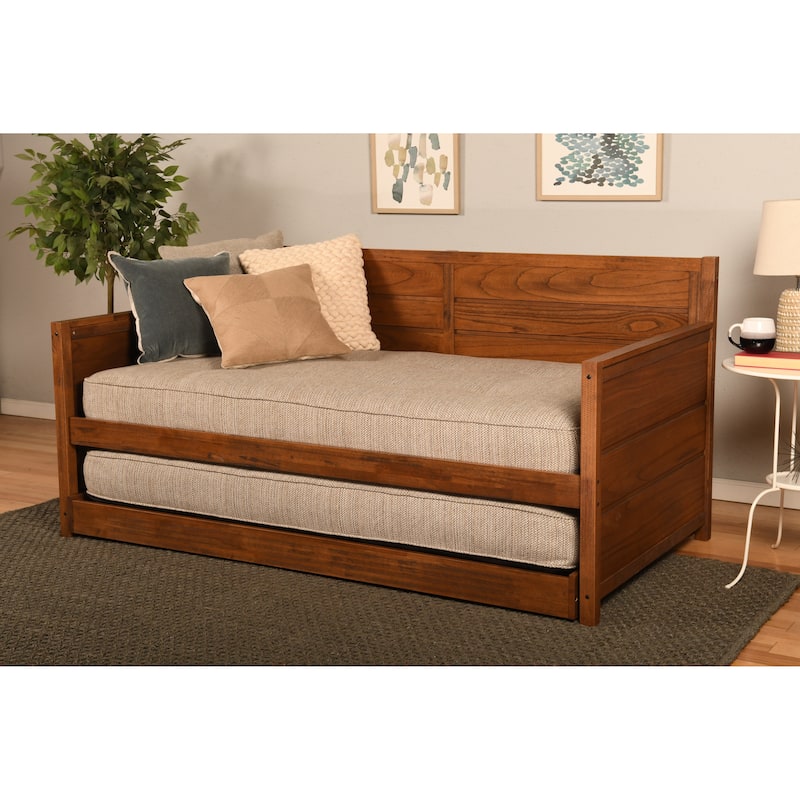 Somette Marisa Daybed Frame with Pop Up Trundle (Mattress not included)