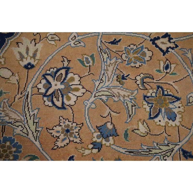 Large Najafabad Persian Vintage Area Rug Hand-Knotted Wool Carpet - 11'7" x 17'4"