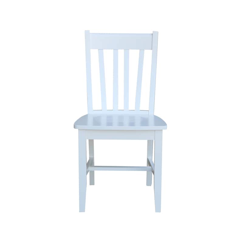 Copper Grove Quince Solid Wood Schoolhouse Chairs, Set of 2