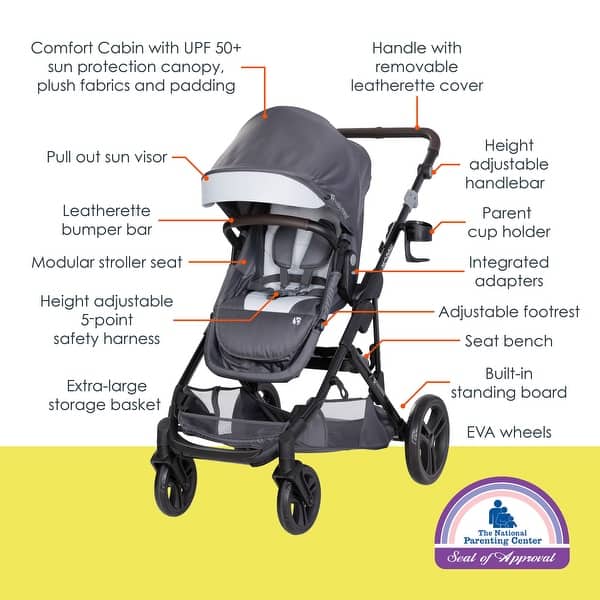 Baby Trend Morph Single to Double Modular Travel System - Bed Bath & Beyond  - 41025616