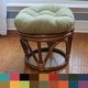 preview thumbnail 1 of 19, Bali 18-inch Footstool with Microsuede Cushion