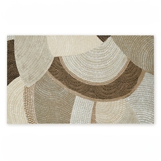 Stupell Mystic Neutral Patterns Printed Outdoor Door Mat, design by Emma Peal, 18"x30"