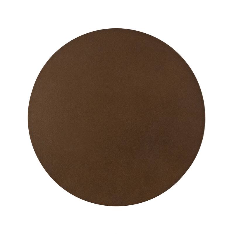 Kate and Laurel Joya Carved Wood and Metal Drink Table