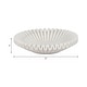 preview thumbnail 8 of 7, Sagebrook Home Ceramic Decorative Bowl in Elegant White, Modern Home Decor, Single Piece, 12 Inches - 12" x 12" x 3"