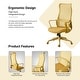 preview thumbnail 9 of 13, Ergonomic Mesh High Back Office Chair with Lumbar Support, Fireproof
