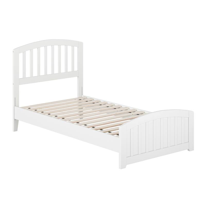 Quincy Solid Wood Low Profile Platform Bed with Matching Footboard