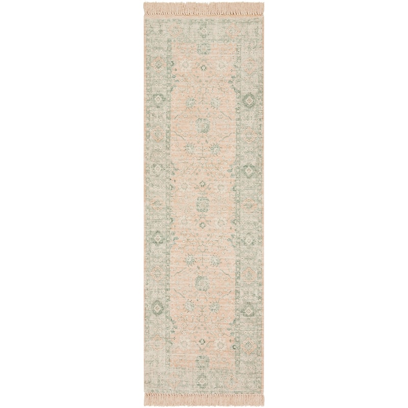 Livabliss Betsy Handmade Persian Floral Cotton Area Rug