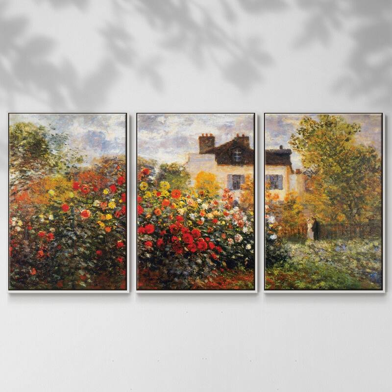 Argenteuil by Monet - Multi Piece Framed Canvas