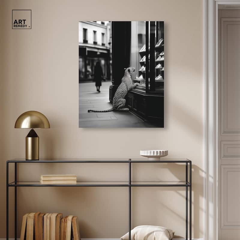 Jewels and Jaws Canvas by Art Remedy, Gallery Wrapped