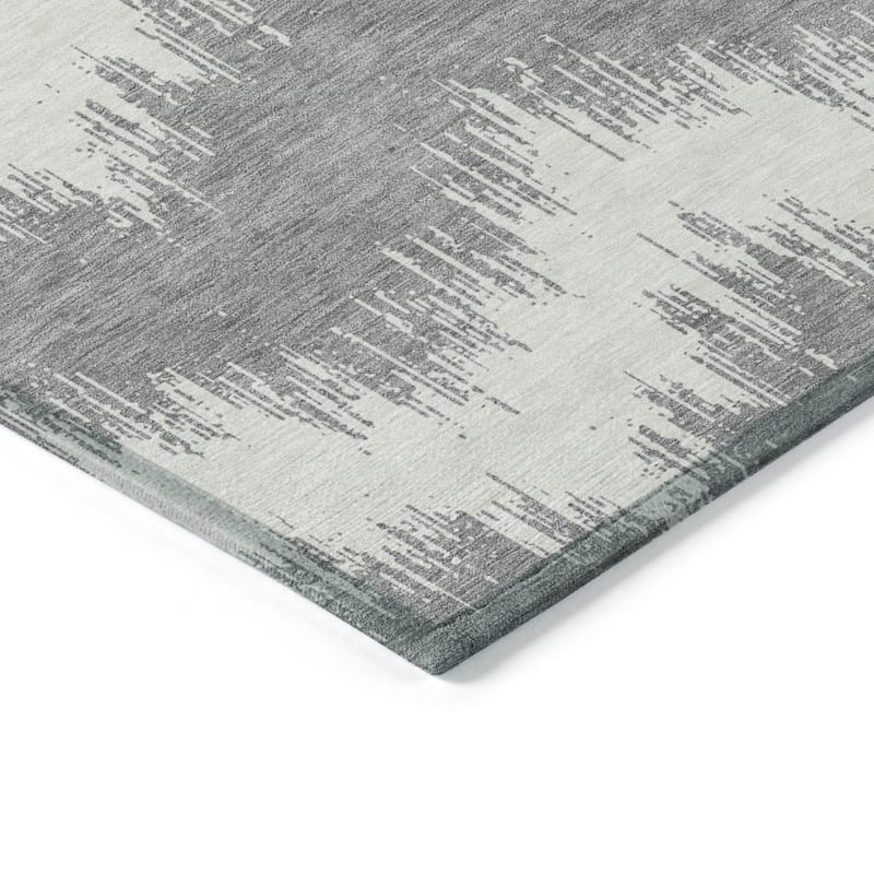 Machine Washable Indoor/ Outdoor Chantille Modern Chevron Rug