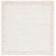 preview thumbnail 9 of 38, SAFAVIEH Handmade Natura Maroesjka Border Wool Rug 6' Square - Ivory/Pink