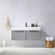 preview thumbnail 79 of 117, Vegadeo Bath Vanity with One-Piece Composite Stone Sink Top