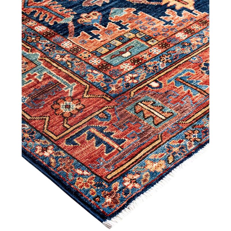 Serapi One-of-a-Kind Hand-Knotted Area Rug - Blue - 8' 2" x 10' 2"
