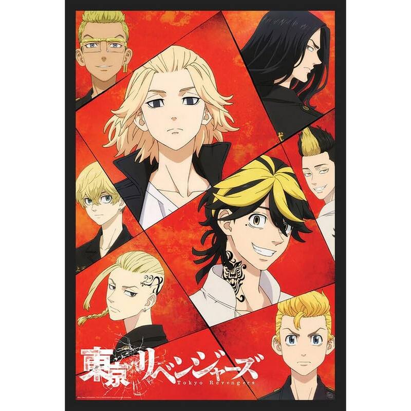 Tokyo Revengers Framed Poster - 24 x 36 Inch