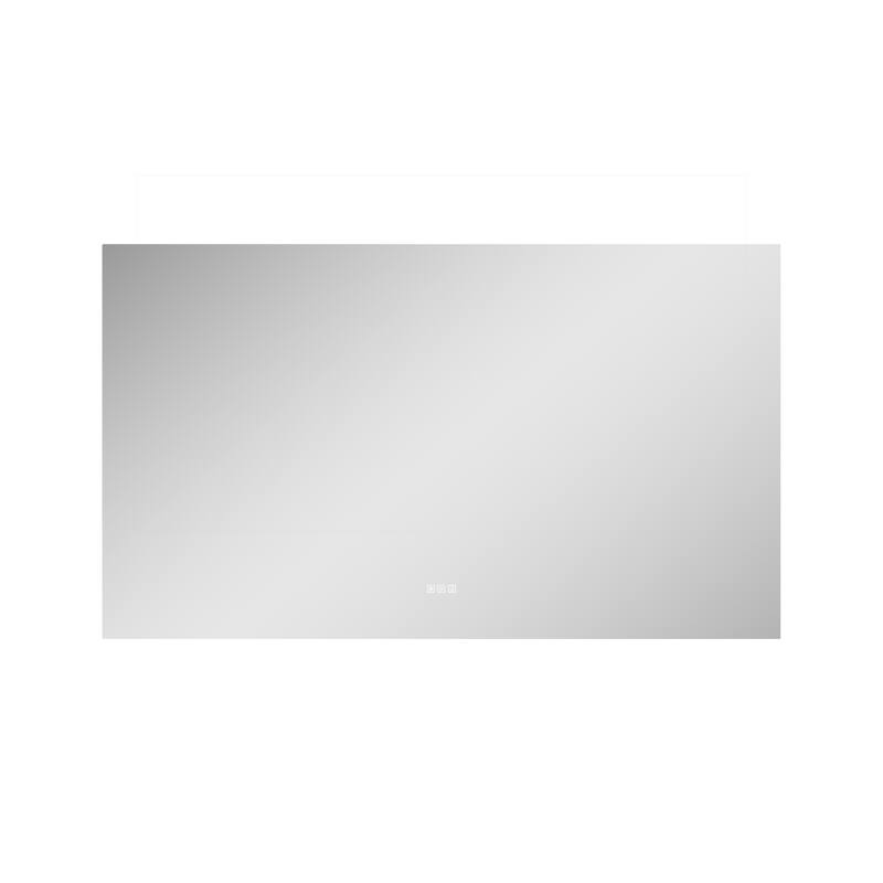 Wall Mounted Back Light Bathroom Frameless LED Mirror With Anti- Fog And Memory Function