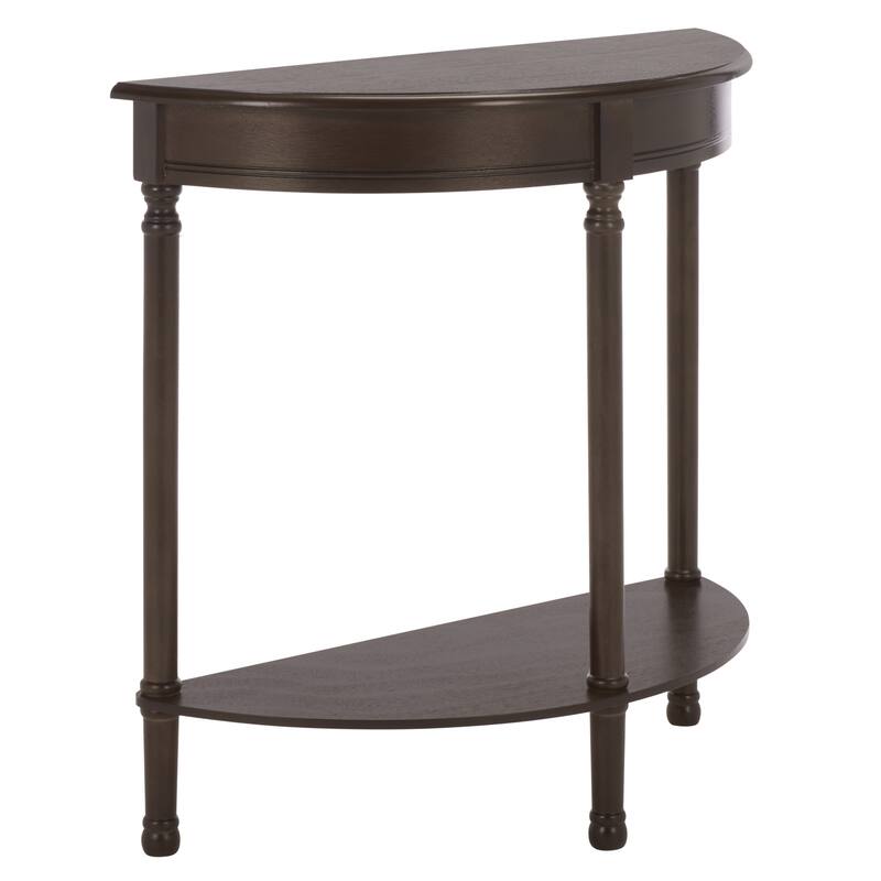 SAFAVIEH Veva Half Moon Console Table - 28" W x 11.8" L x 28" H - 28"W x 12"D x 28"H