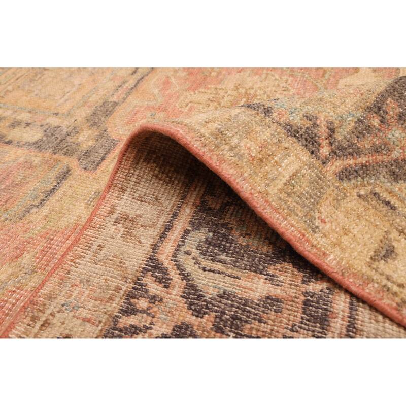 ECARPETGALLERY Hand-knotted Jules Serapi Dark Copper Wool Rug - 8'11 x 12'3