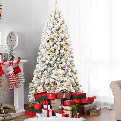 Automatic Unfolding Christmas Tree with 200-400 Lights and Stable Metal Base